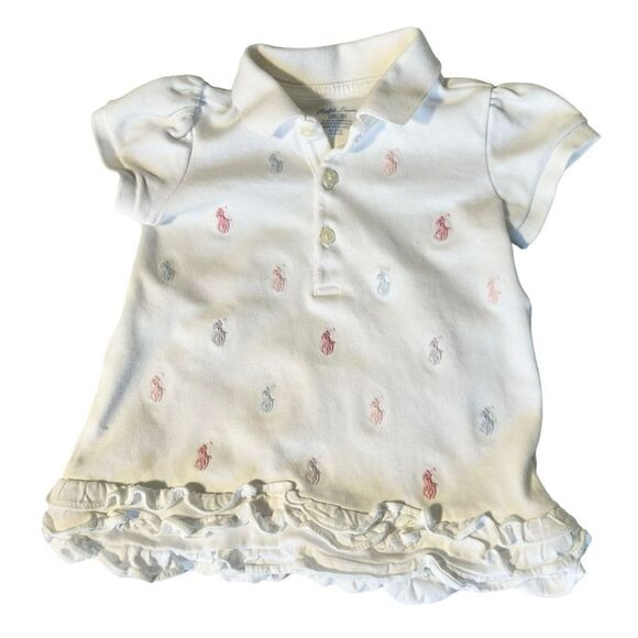 Ralph Lauren Other - Ralph Lauren Baby Girl’s Polo Shirt, Sz 6m
